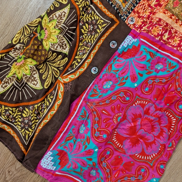 Farm Rio Dress Patchwork size XS - Picture 3 of 6